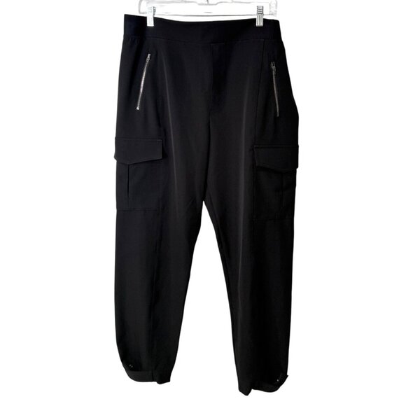 Athleta Endless High Rise Cargo Pant Black Womens Size 16 - Picture 2 of 10